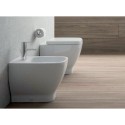 Moderne vrijstaande vloerbidet van keramiek voor badkamer sanitair Shift VitrA Verkoop