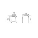 Wit toiletbril S20 VitrA WC deksel badkameraccessoire sanitair Korting
