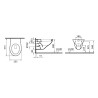 Hangend toiletpot met muurafvoer sanitair Normus Arkitekt VitrA Kortingen