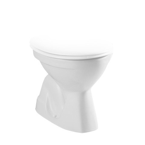 Staande keramische toiletpot met sanitair afvoerputje Normus VitrA