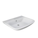 Hangende wastafel keramiek 65cm sanitair River Aanbieding