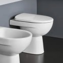Toiletbril tablet witte toiletpot badkamer sanitair Geberit Selnova