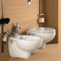 Toiletbril witte tabletvaas WC badkamer sanitair Geberit Colibrì