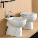 Witte WC-bril Deksel Toiletbril Geberit Colibrì badkamer sanitaire voorzieningen Aanbod