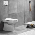 Staand toilet met verticale of horizontale afvoer Rimfree sanitair Geberit Selnova Aanbod