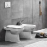 Moderne vrijstaande keramische bidet Geberit Selnova badkamer sanitair Aanbod
