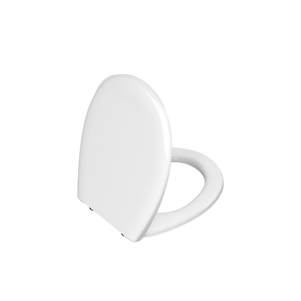 Witte toiletbril tablet vaas WC badkamer sanitair Normus VitrA