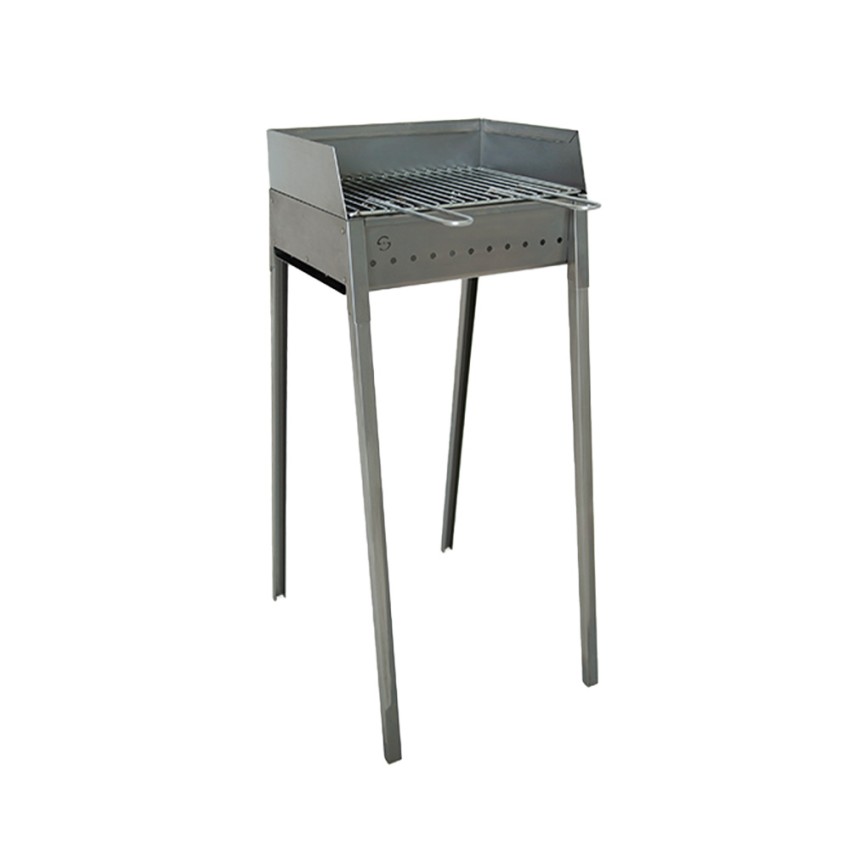 Draagbare Houtskoolbarbecue van IJzer met Grill 40x30 Vesuvio Aanbieding Draagbare Houtskoolbarbecue van IJzer met Grill 40x30 Vesuvio Aanbieding