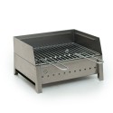 Draagbare Houtskoolbarbecue van IJzer met Grill 40x30 Vesuvio Kortingen
