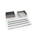 Draagbare Houtskoolbarbecue van IJzer met Grill 40x30 Vesuvio Catalogus
