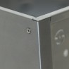 Draagbare Houtskoolbarbecue van IJzer met Grill 40x30 Vesuvio Keuze