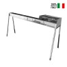 Fornacella Canalina Vleesgrill Arrosticini op Houtskool met Kit Paratia Milano 80+40 Plus Verkoop