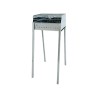 Draagbare Houtskoolbarbecue van IJzer met Grill 40x30 Stromboli Aanbod
