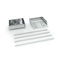 Draagbare Houtskoolbarbecue van IJzer met Grill 40x30 Stromboli Kortingen