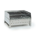 Draagbare Houtskoolbarbecue van IJzer met Grill 40x30 Stromboli Catalogus