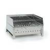 Draagbare Houtskoolbarbecue van IJzer met Grill 40x30 Stromboli Catalogus