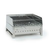 Draagbare ijzeren houtskoolbarbecue met grill 40x30 Stromboli Catalogus