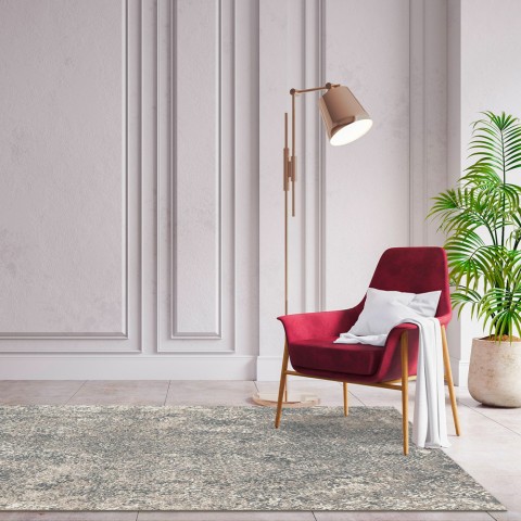 Reliëf Ontwerp Modern Rechthoekig Woonkamerkleed Opera Glam Grey