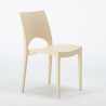 Ronde salontafel zwart 70x70 cm met stalen onderstel en 2 gekleurde stoelen Paris Cosmopolitan 