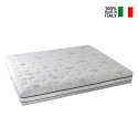 Tweepersoonsmatras 200x200 cm Anatomisch Memory Foam, Afneembare Hoes, 24 cm Dik Verkoop