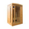 Infrarood sauna voor thuis, 2-persoons, hout, kwartsstraler Apollon 2 Aanbieding