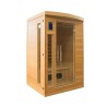 Infrarood sauna voor thuis, 2-persoons, hout, kwartsstraler Apollon 2 Aanbieding