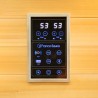 Finse hoeksauna voor thuis, hout, 2/3 personen, infrarood Apollon 2C Catalogus