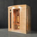 Infrarood Finse Thuis Sauna van Hout 3 Persoons Kwarts Apollon 3 Verkoop