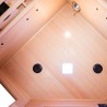 Finse hoekinfraroodsauna voor thuisgebruik in hout 3/4 zitplaatsen Apollon 3C Catalogus