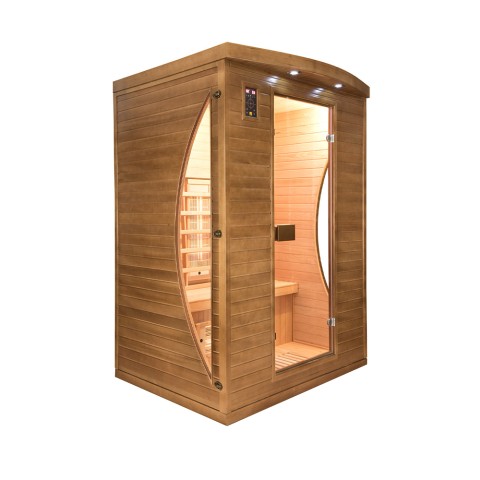 Finse infrarood sauna thuis 2 plaatsen Dual Healthy Spectra 3