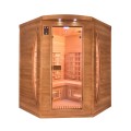 Infraroodhoeksauna Fins, 3-persoons voor thuis, Dual Healthy Spectra 4 Aanbieding