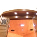 Infraroodhoeksauna Fins, 3-persoons voor thuis, Dual Healthy Spectra 4 Korting