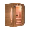Infraroodhoeksauna Fins, 3-persoons voor thuis, Dual Healthy Spectra 4 Verkoop