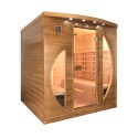 Infrarood sauna van hout voor 4 personen voor thuisgebruik Dual Healthy Spectra 5 Aanbieding