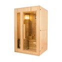 Traditionele Finse houten sauna thuis 2 plaatsen kachel 3,5 kW Zen 2 Aanbod