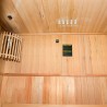 Traditionele Finse houten sauna thuis 2 plaatsen kachel 3,5 kW Zen 2 Kortingen