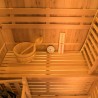 Traditionele Finse houten sauna thuis 2 plaatsen kachel 3,5 kW Zen 2 Catalogus