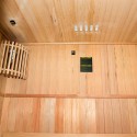 Finse 2-persoons houten sauna home elektrische kachel 4,5 kW Zen 2 Kortingen