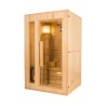 Finse thuis-sauna 2-persoons hout elektrische kachel 4,5 kW Zen 2 Aanbod