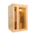 Finse thuis-sauna 2-persoons hout elektrische kachel 4,5 kW Zen 2 Aanbieding