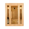 Driepersoons Finse thuis-sauna van hout met elektrische kachel 4,5 kW Zen 3 Aanbod