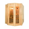 Traditionele Finse huiselijke sauna 4 zitplaatsen in hout Zen elektrische kachel 4 Verkoop