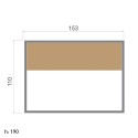 Finse thuissauna in hout, 3 zitplaatsen, kachel 3,5 kW Sense 3 Voorraad