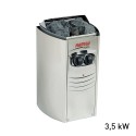 Finse thuissauna in hout, 3 zitplaatsen, kachel 3,5 kW Sense 3 Catalogus
