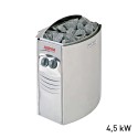 Houten thuissauna Finlandse stijl 3-persoons met 4,5 kW kachel Sense 3 Catalogus