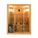 Traditionele Finse sauna voor 3 personen thuis met 4,5 kW kachel Sense 3 Verkoop