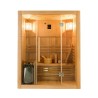 Traditionele Finse sauna voor 3 personen thuis met 4,5 kW kachel Sense 3 Verkoop