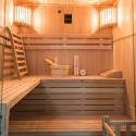 Finse sauna voor thuisgebruik, 4 personen, hout, 6 kW kachel Sense 4 Kortingen