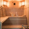 Finse sauna voor thuisgebruik, 4 personen, hout, 6 kW kachel Sense 4 Kortingen