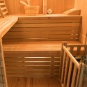 Finse sauna voor thuisgebruik, 4 personen, hout, 6 kW kachel Sense 4 Catalogus